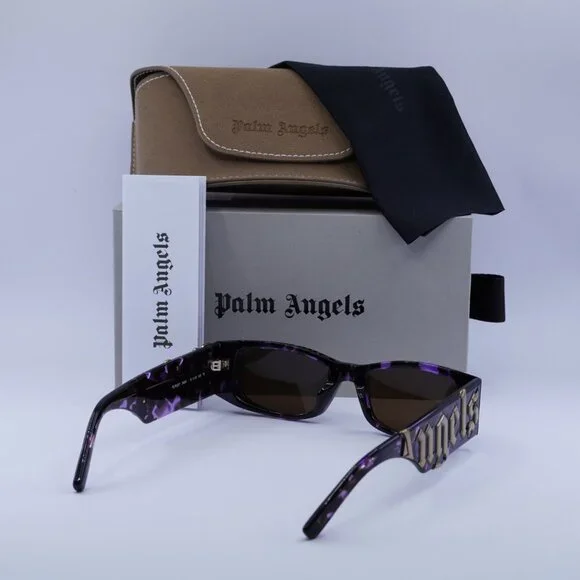 Palm Angels PERI007 ANGEL 3464 Sunglasses Havana Rectangle  display picture 2